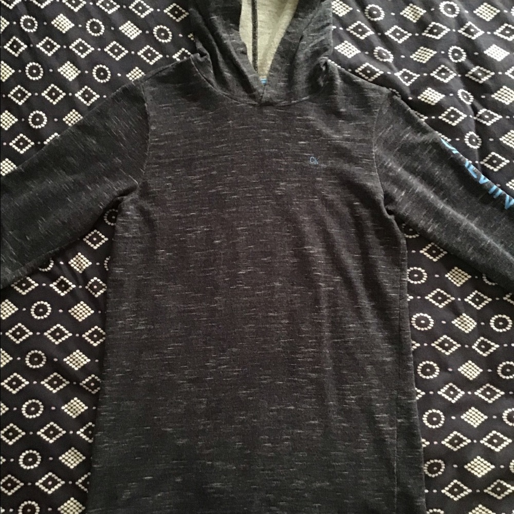 Calvin Klein long sleeved shirt with hood